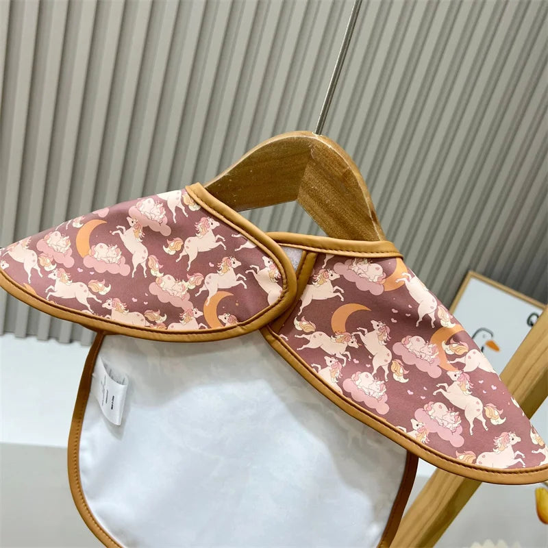 Waterproof Baby Bibs Cartoon Unisex Newborn Feeding Aprons
