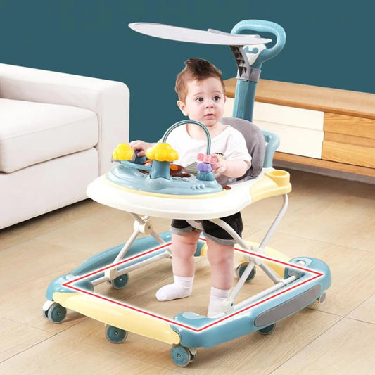 Baby Walkers With Universal Wheel Anti Roll Push Handle