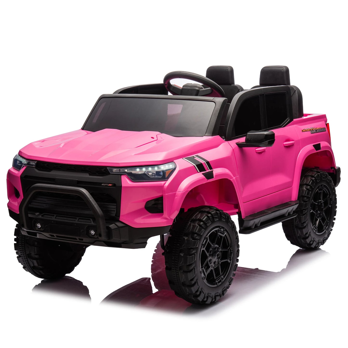 24V 10A Two Seater Kids Ride On Electric Pickup With Parents Remote Control 4WD 800W Motors Two Safety Belts