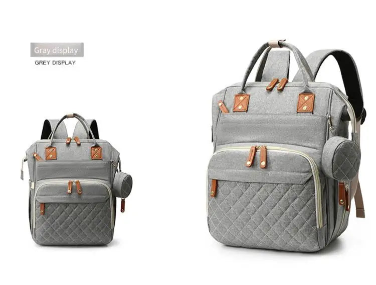 Waterproof Wear Resistant Mom Backpack Diaper Bag Capacity