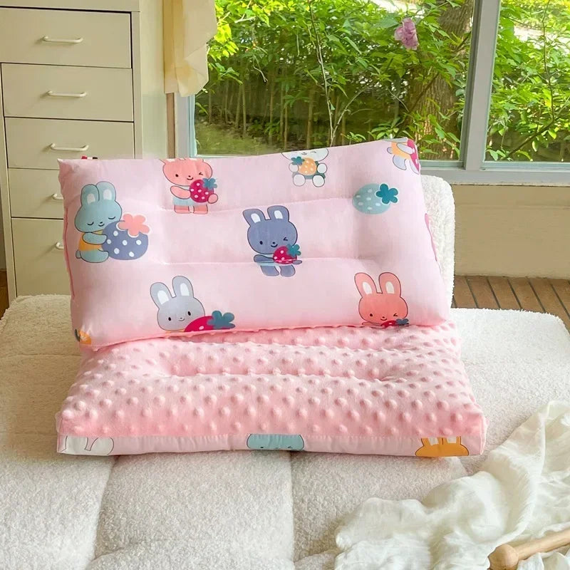 Soft Velvet Baby Pillow For Newborn Sleep And Headrest