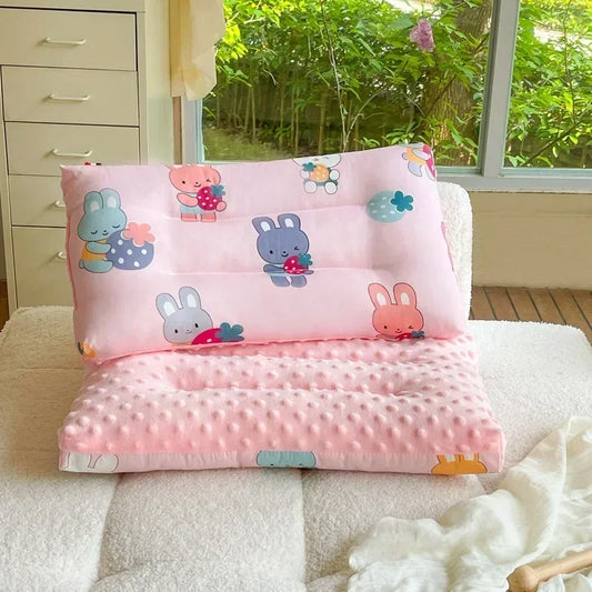 Soft Velvet Baby Pillow For Newborn Sleep And Headrest