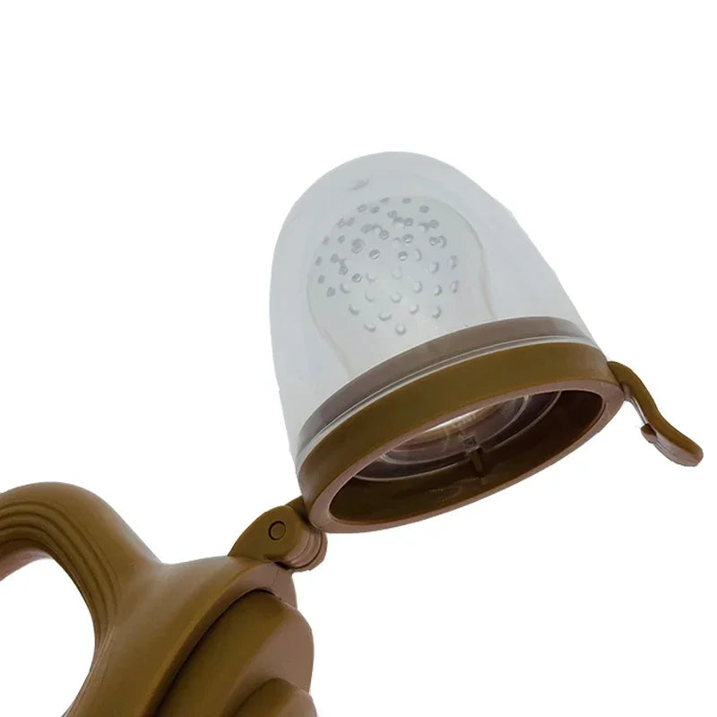 Silicone Baby Fruit Feeder With Cover Teething Pacifier