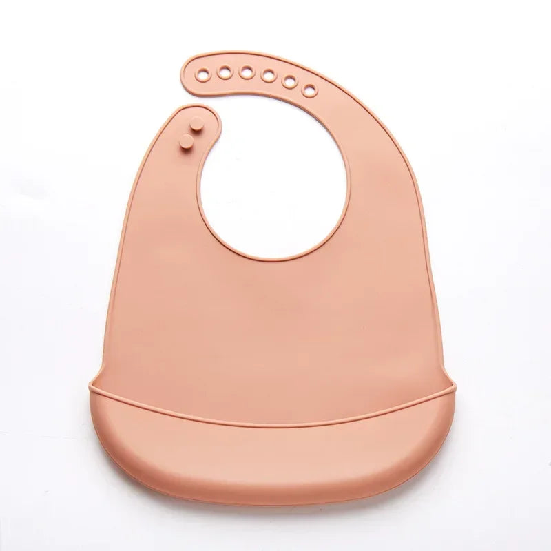 Adjustable Waterproof Baby Bib Silicone Drool Towel