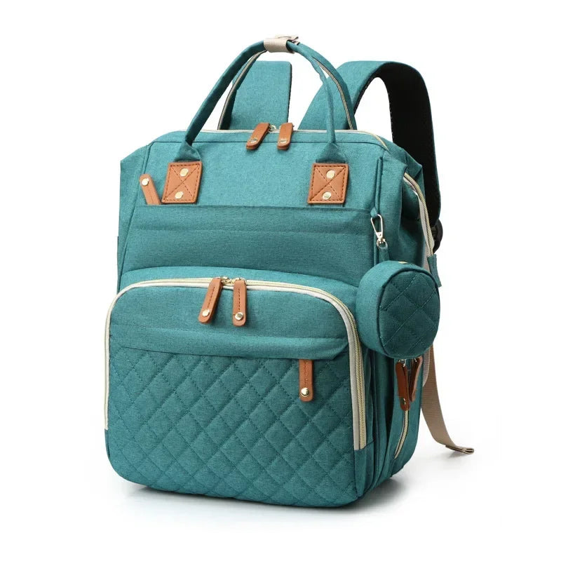 Waterproof Wear Resistant Mom Backpack Diaper Bag Capacity