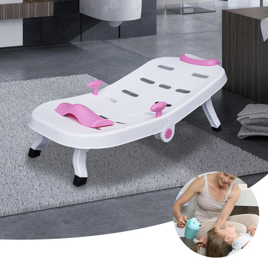 Foldable Children Shampoo Chair Toddlers Bath Seat 0 To 5