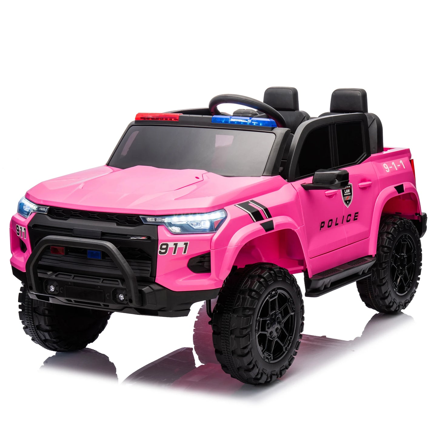 24V 10A Two Seater Kids Ride On Electric Pickup With Parents Remote Control 4WD 800W Motors Two Safety Belts