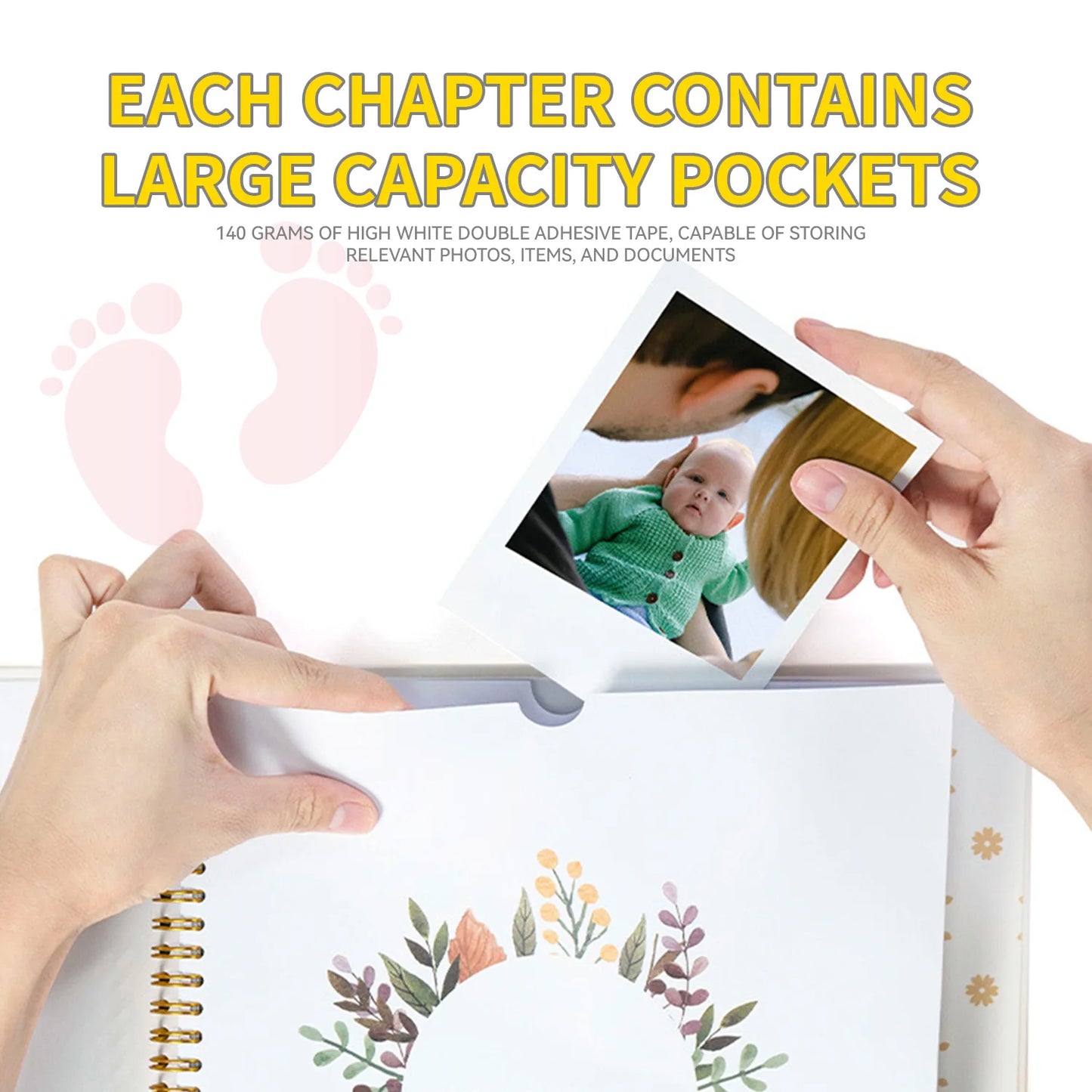 Baby Growth Photo Album Our First Year Memory Book Gift