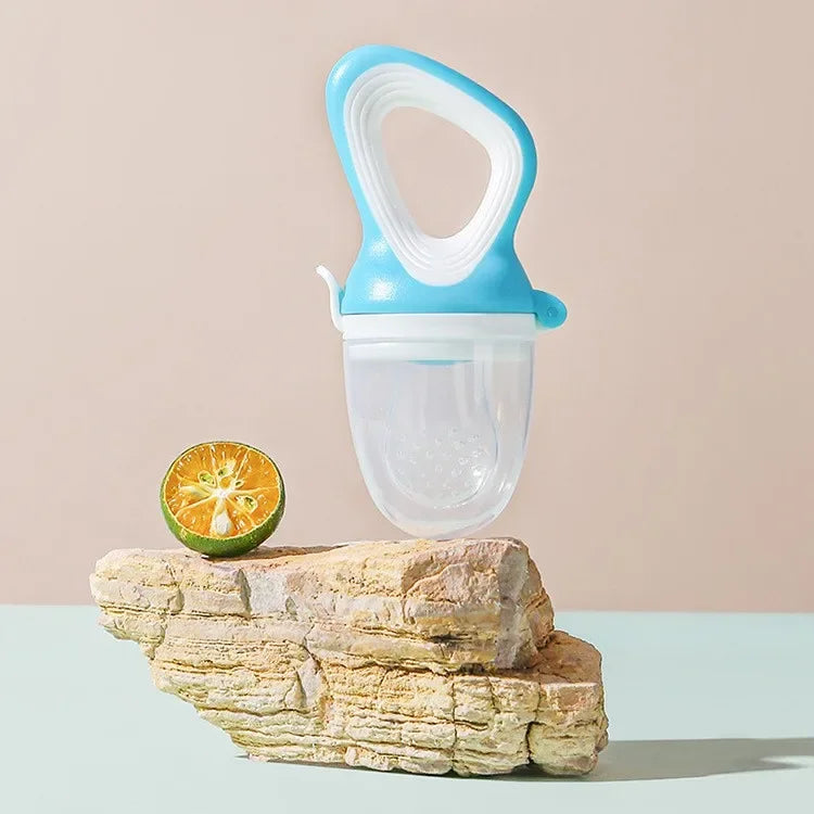 Silicone Baby Fruit Feeder With Cover Teething Pacifier
