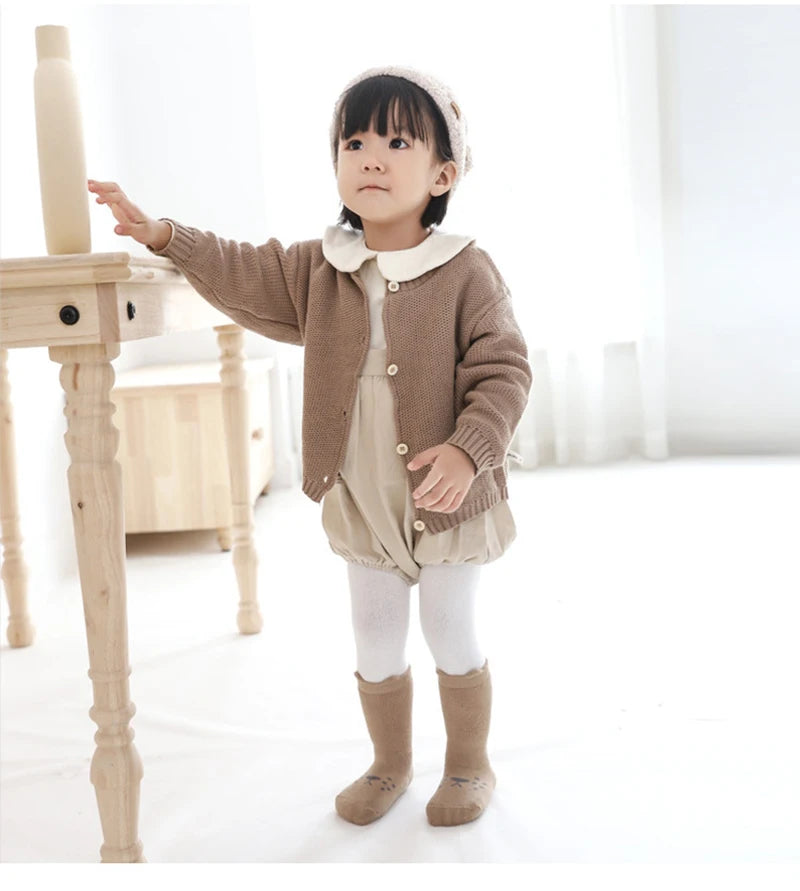 5 Pairs Infant Anti Slip Socks Newborn Unisex Cartoon Floor