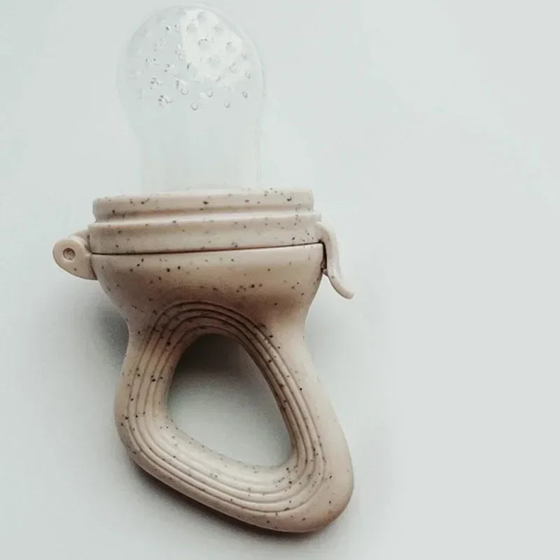 Silicone Baby Fruit Feeder With Cover Teething Pacifier