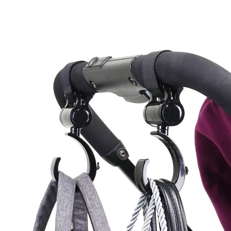 2 Pack Pram Hook For Baby Stroller Multi Purpose Shopping