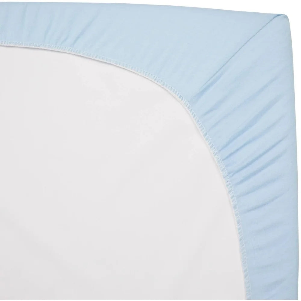 Fitted Bassinet Sheets Cotton Jersey Knit Pack 2 Deep Pocket