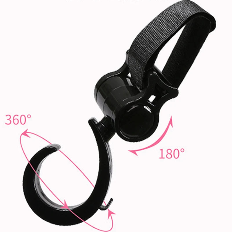 2 Pack Pram Hook For Baby Stroller Multi Purpose Shopping