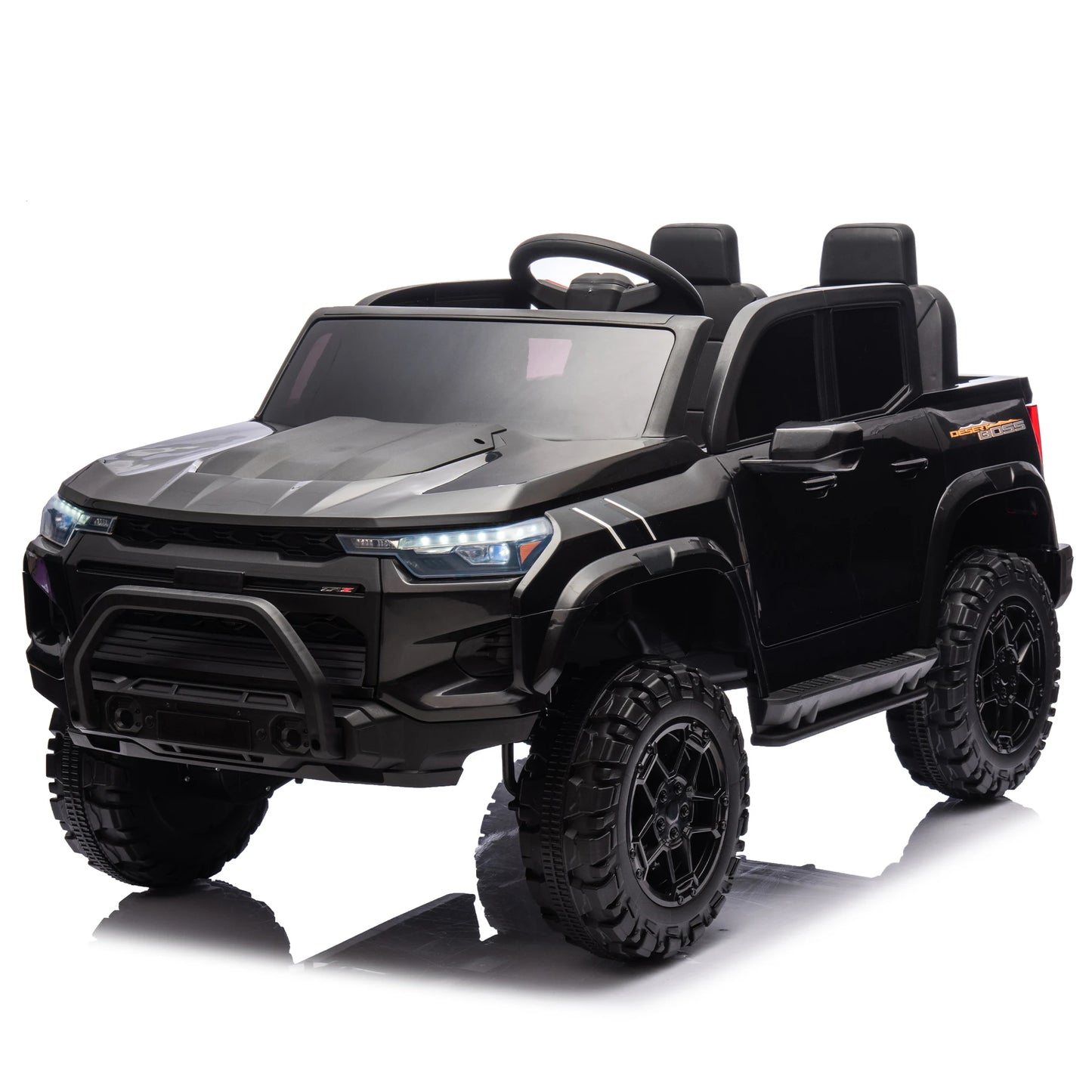 24V 10A Two Seater Kids Ride On Electric Pickup With Parents Remote Control 4WD 800W Motors Two Safety Belts