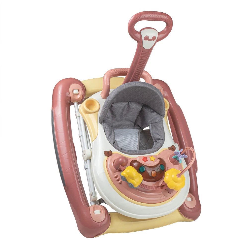 Baby Walkers With Universal Wheel Anti Roll Push Handle