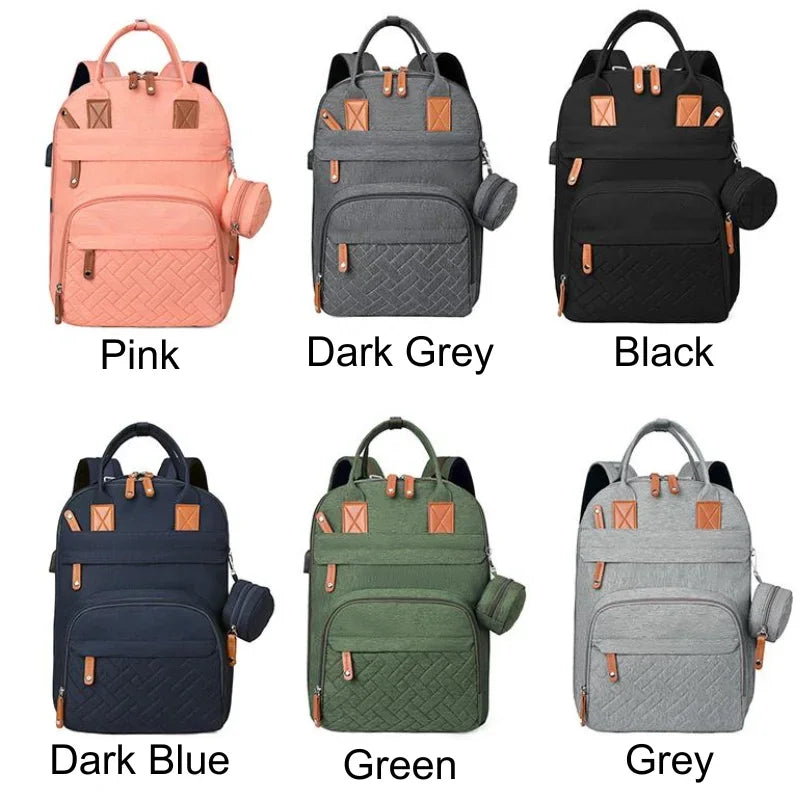 Diaper Backpack Mommy Waterproof Travel Tote Stroller Straps