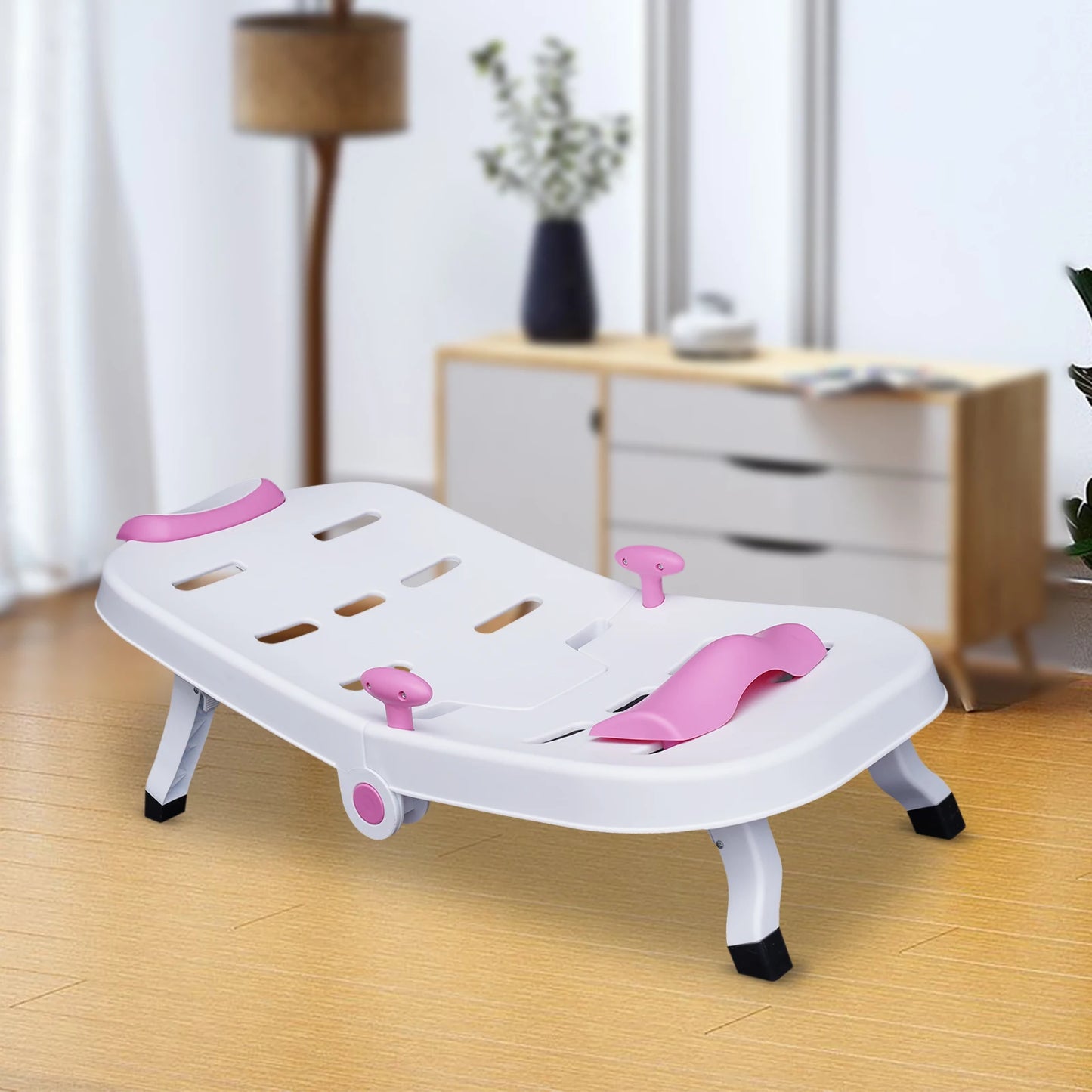 Foldable Children Shampoo Chair Toddlers Bath Seat 0 To 5
