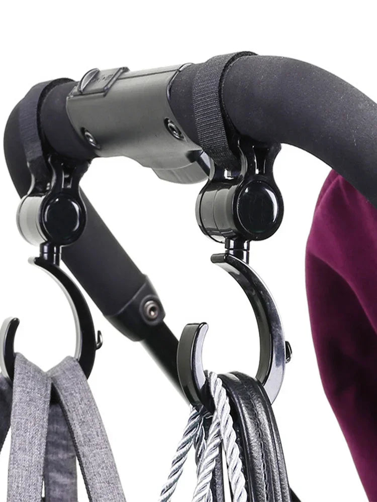 2 Pack Pram Hook For Baby Stroller Multi Purpose Shopping