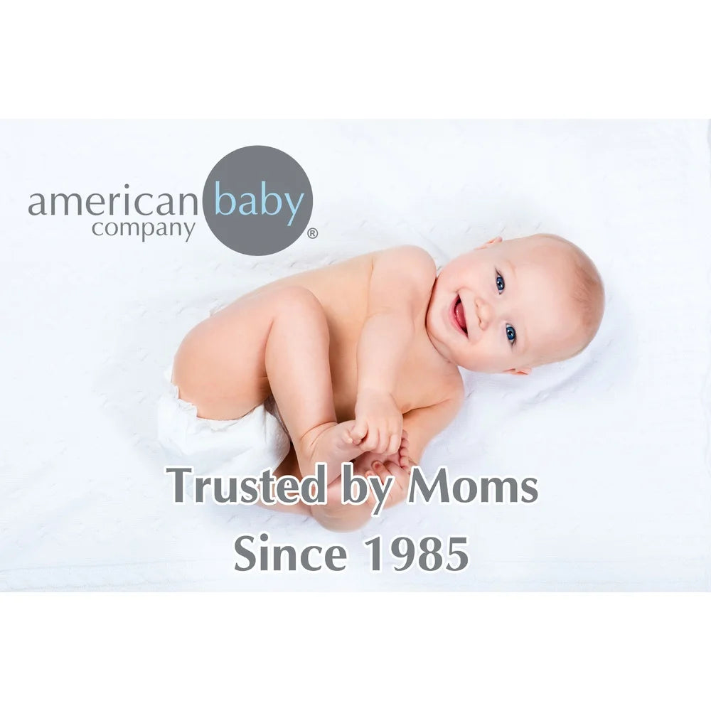 2 Pack Natural Cotton Fitted Crib Sheets 52x28 Hypoallergenic