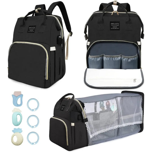 Diaper Bag With Changing Station Backpack Large Capacity