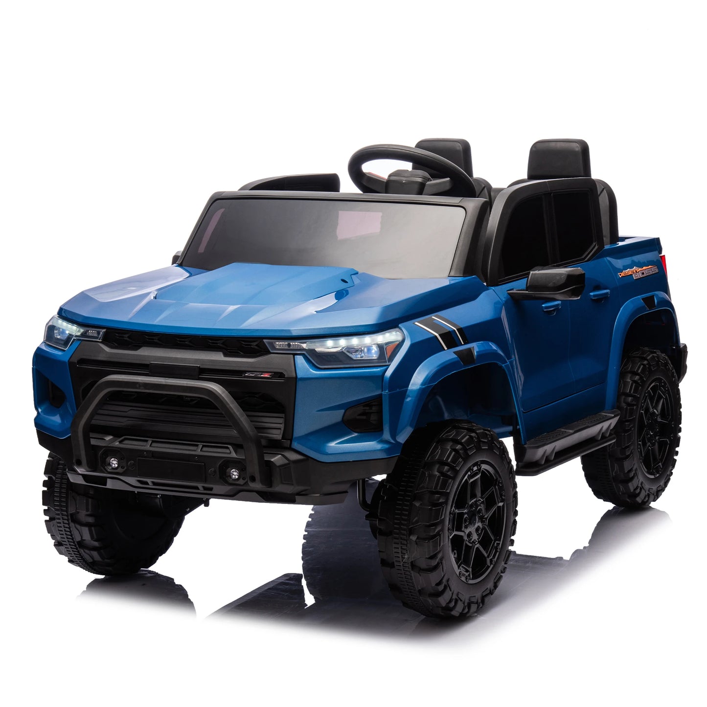 24V 10A Two Seater Kids Ride On Electric Pickup With Parents Remote Control 4WD 800W Motors Two Safety Belts