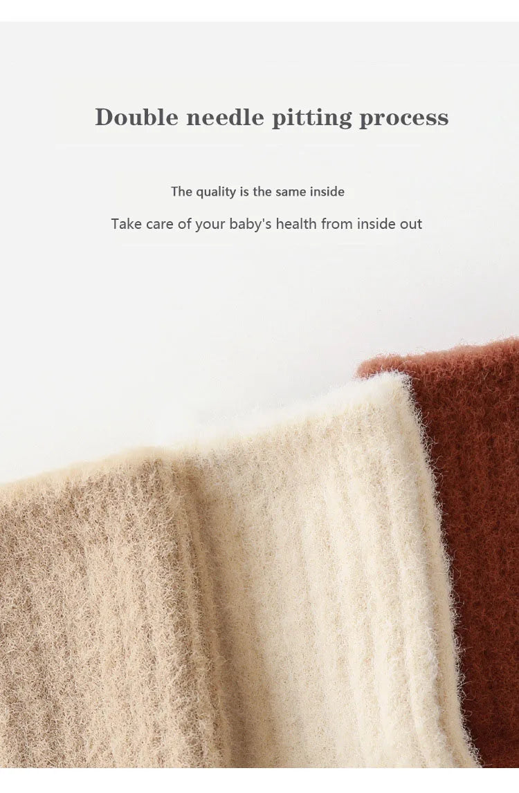 Warm Baby Socks 3 Pairs Thick Winter Cotton Unisex Mid Tube