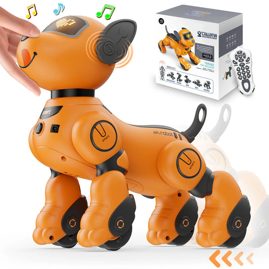 VATOS Robot Dog Toy For Kids Remote Control 2 4GHz Voice