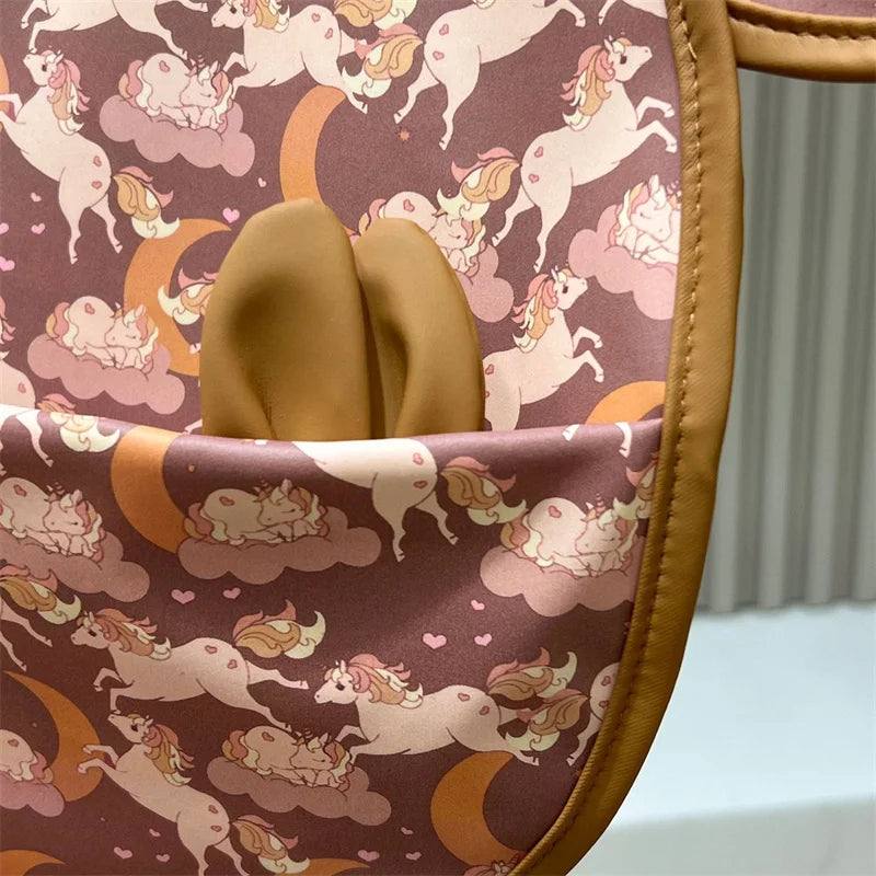 Waterproof Baby Bibs Cartoon Unisex Newborn Feeding Aprons