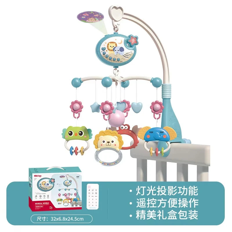 Musical Baby Crib Mobile With Lights And Remote Control