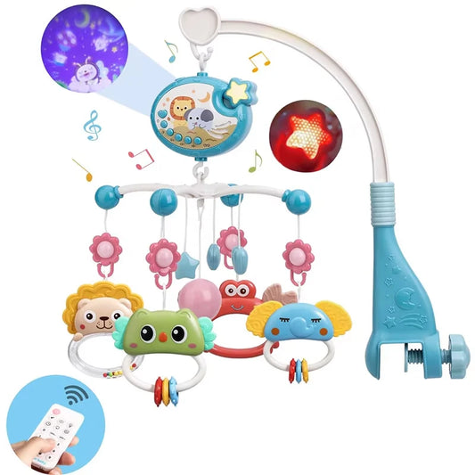 Musical Baby Crib Mobile With Lights And Remote Control