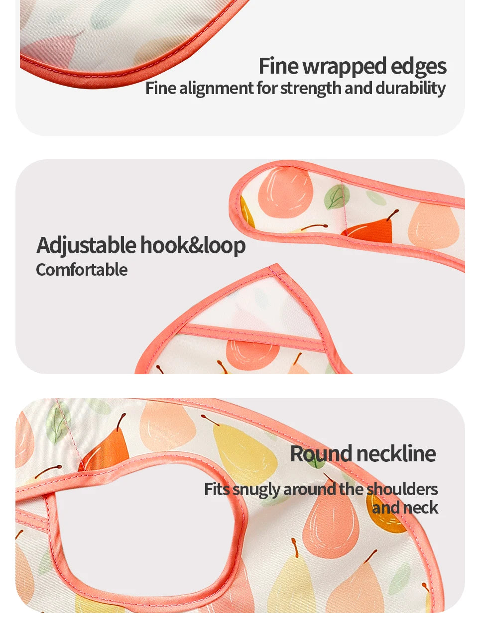 Waterproof Baby Sleeveless Feeding Bibs Set Full Body Cover