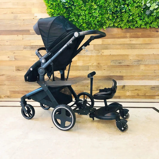 Baby Strollers Pedal Adapter Kid Standing Plate with Seat Auxiliary Trailer Footrest Pushchair Step Board Accessories